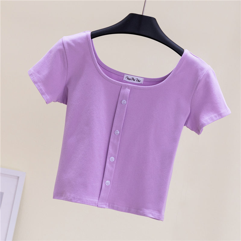 Wholesale Women's t Shirt Summer Short Style High Quality New Design Blank Multi Color Customized Dtf Transfers for t Shirts