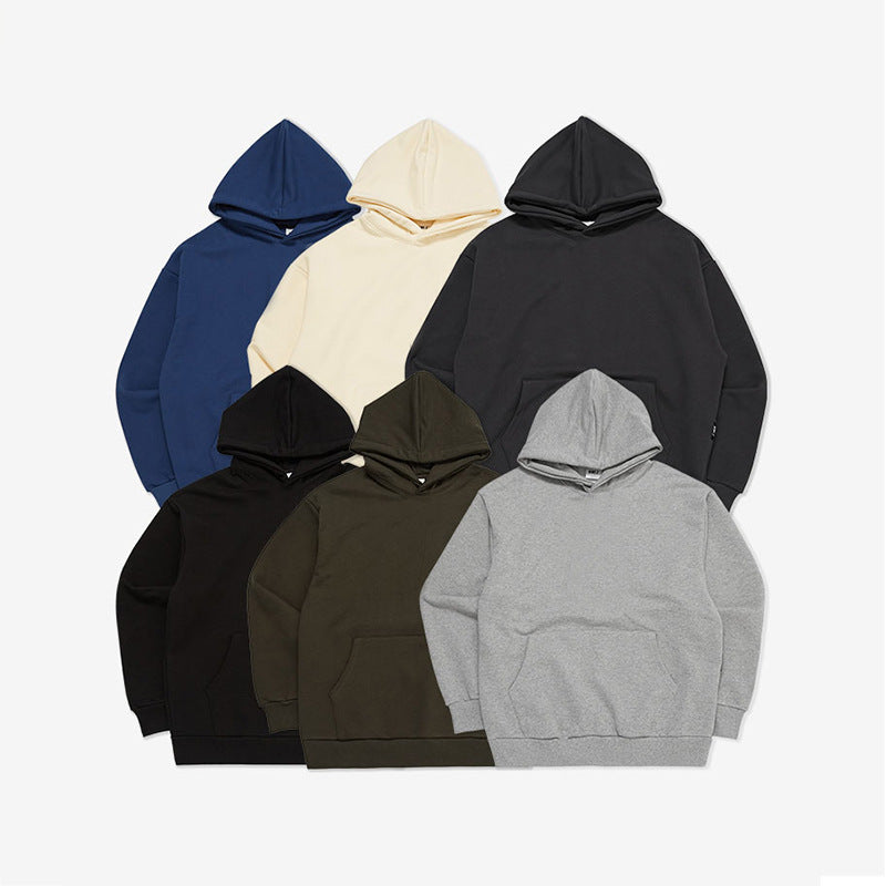 100% Cotton Heavyweight Blank Pullover Oversized Streetwear Drop Shoulder Wireless High Quality Terry Hoodies