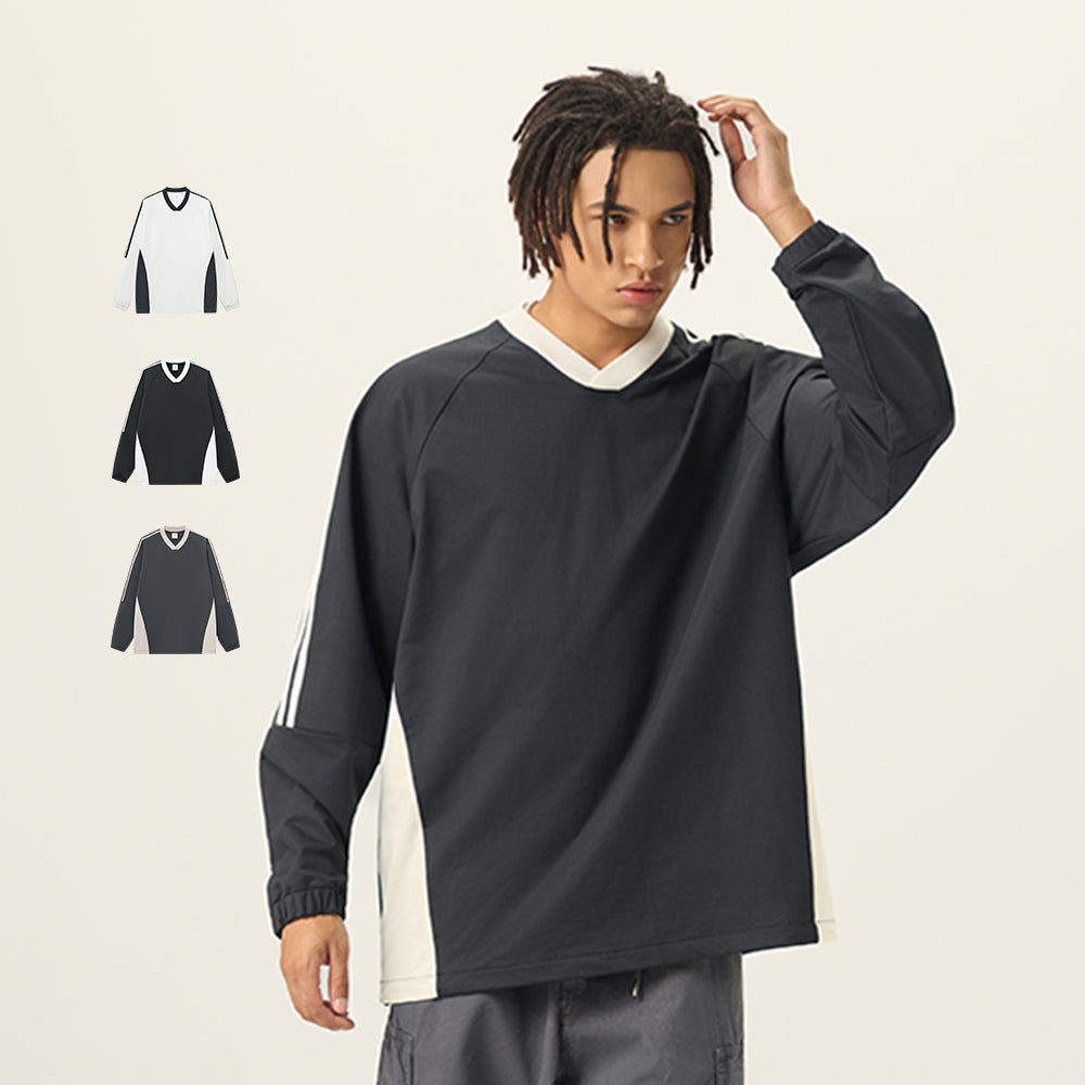 Men's T-shirts Custom Heavyweight Streetwear Custom Embroidery logo High Quality Design New Fashion Long Sleeve T-shirts
