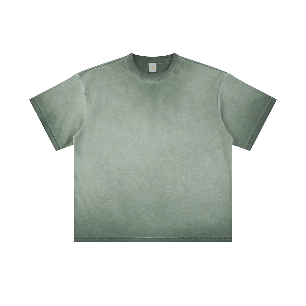 Oem Wholesale Loose Fitting Cotton Casual Brand T-shirt Dyed and Washed Vintage Dropped shoulder T-shirt American Style