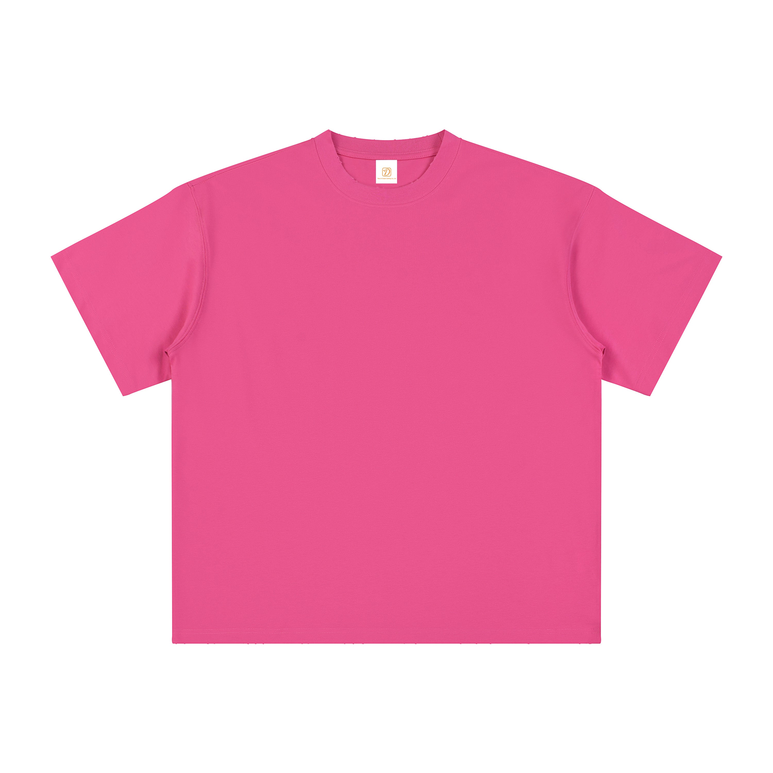 Wholesale Sport T-shirt Summer Short Sleeve Custom logo Puff Printing High Quality Streetwear Pure Color Fashion Men's T-shirts