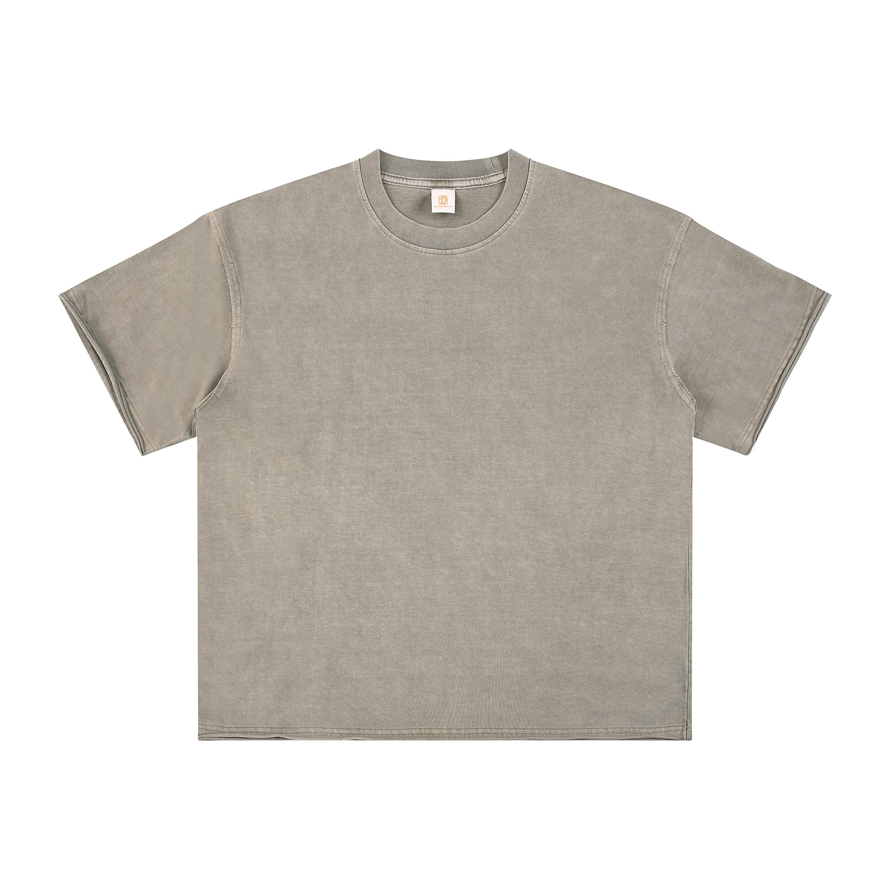 100% Cotton Custom T-shirt Vintage High Quality Streetwear Wax Printing Custom Design Short  Sleeve Round Neck Plain t Shirt