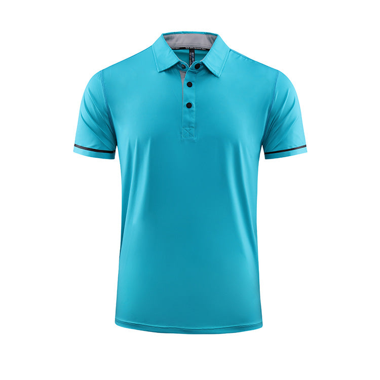 Summer Version Custom logo Can Design Patterns for You for Free Quick Drying Ice Sensing Fabric Men Polo Shirts High Quality