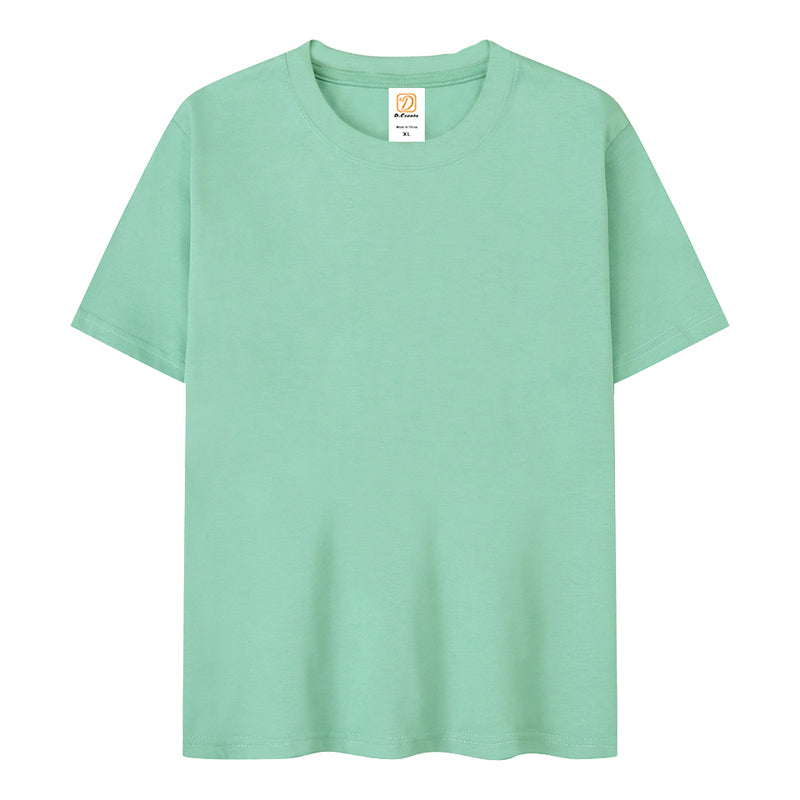 Customized Mens Tshirt Combined Silhouette Plain Tshirts for Printing Men Tshirts High Quality Available Tshirt Embroidered