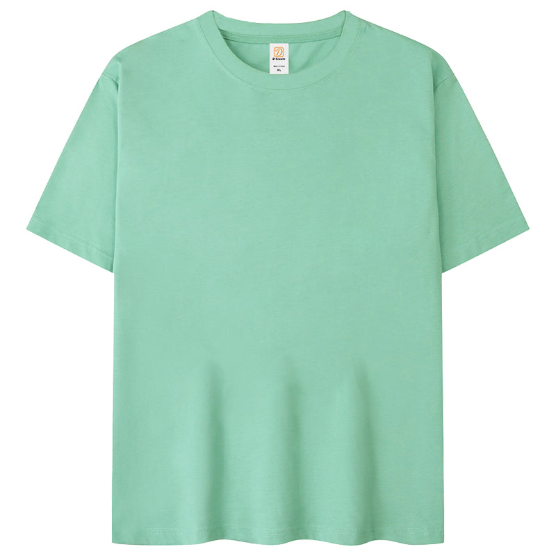 205g 100% Cotton t Shirts Plus Size High Quality Multi Color Fashionable Summer Short Sleeve High Quality Regular Fit Tshirt