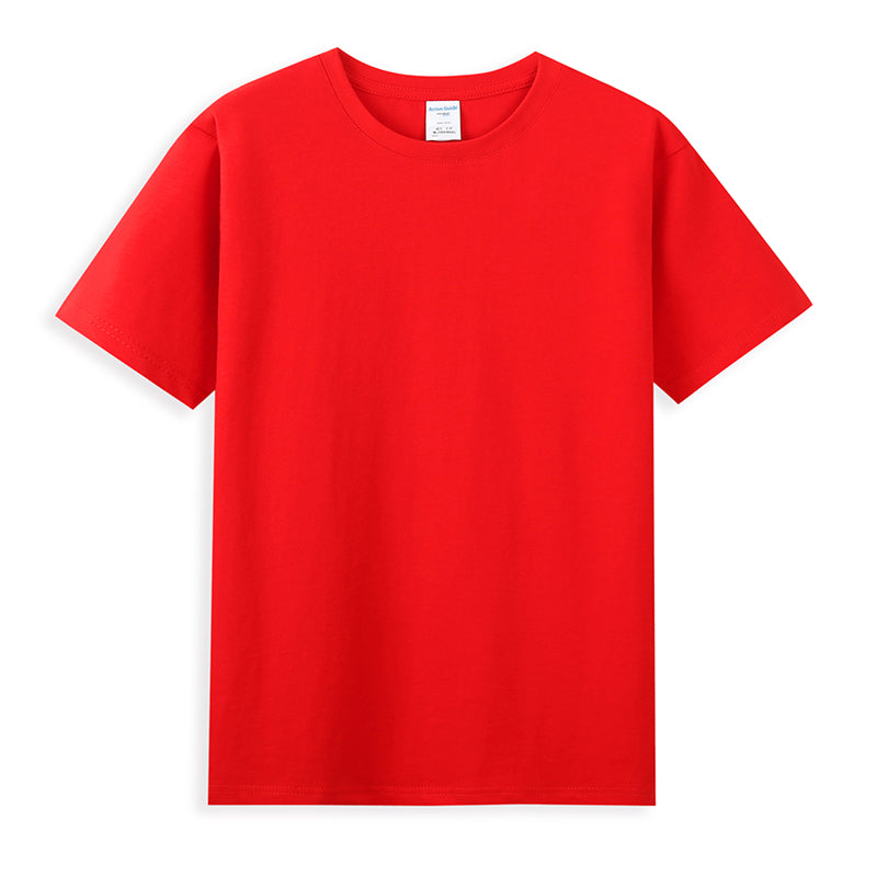 Plus Size Men's T-shirt Regular Fit High Quality Multi Color Blank Streetwear 100% Cotton Black Plain Tshirts for Printing