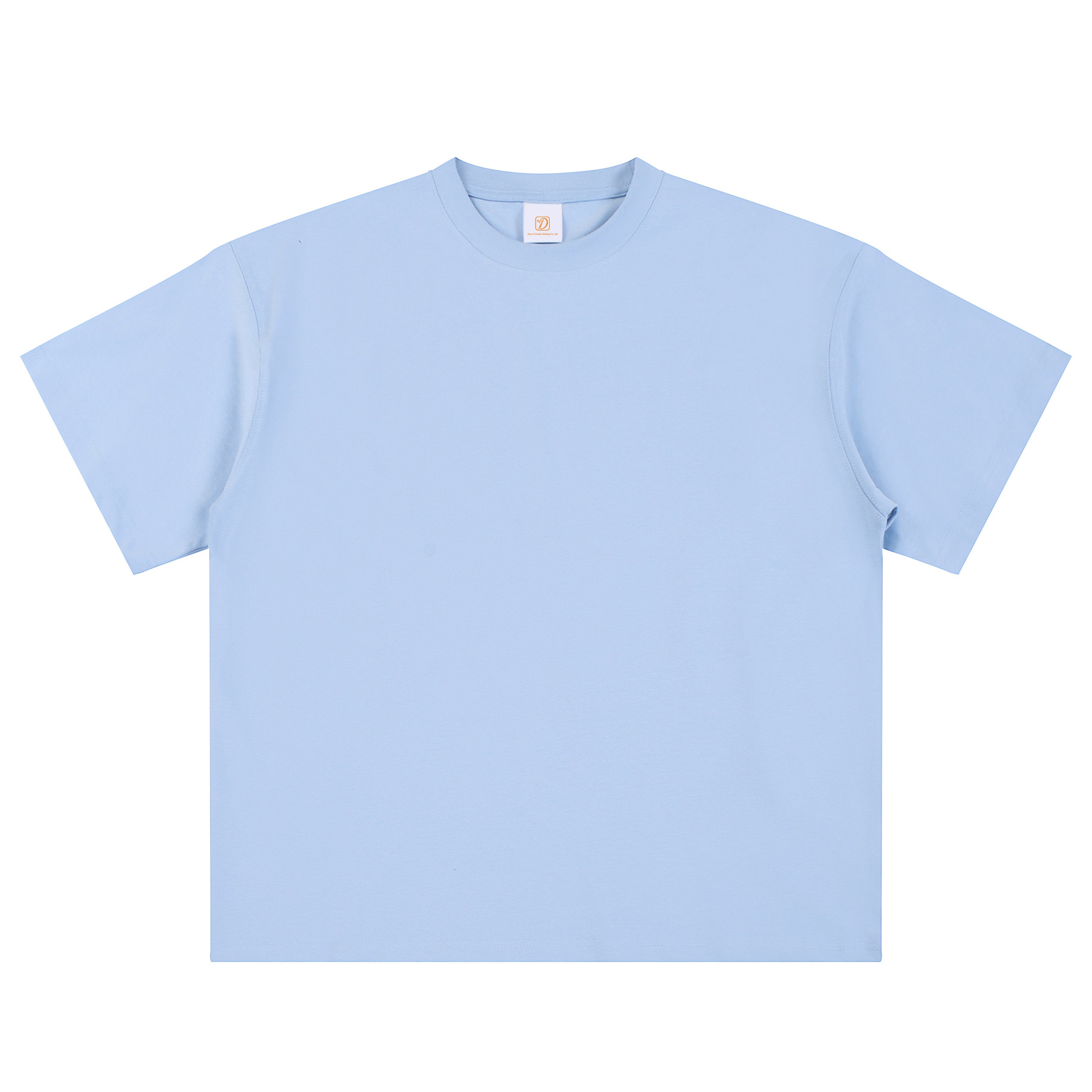 100% Cotton T-shirt Casual Custom Heavyweight Summer New Design O-neck Blank Boxy High Quality Heat Transfers for T-shirts