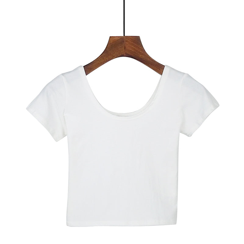 High Quality Streetwear Custom Blank Round Neck Pure Color Short Sleeve Distressed Embroidered Heat Transfers for T-shirts