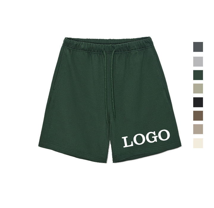 100% Cotton Heavyweight Shorts Custom logo Wholesale Multi Color Heavy Cotton Terry Casual Relaxed Summer High Quality Shorts