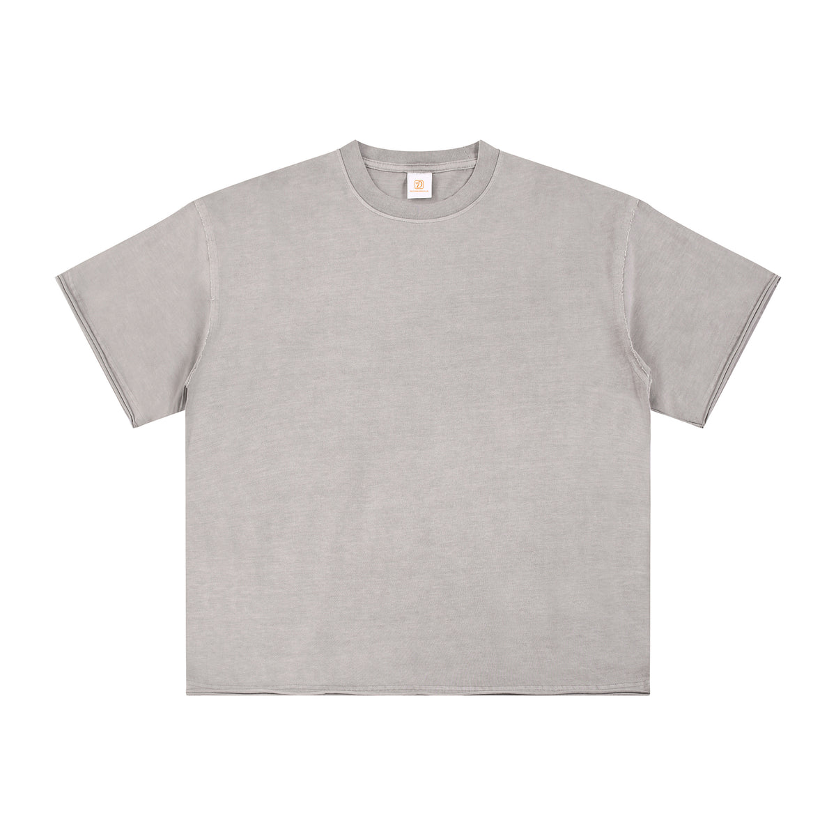 Tshirt Manufacturer Washed Wax Dyed Loose Edge Short Sleeved T-shirt Loose Fitting Cotton Casual Brand T-shirt High Quality