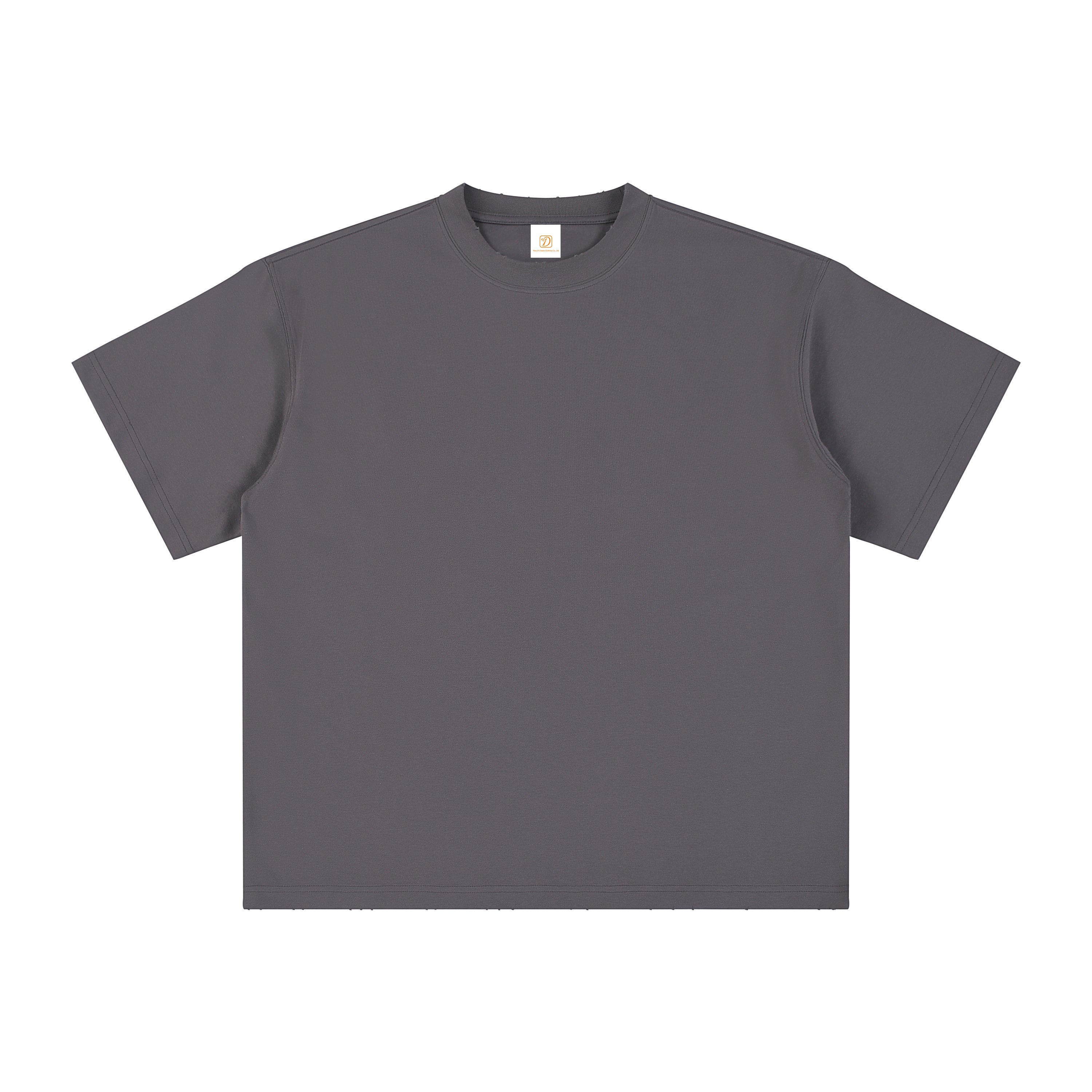 Men's T-shirts Sport Cooling Frayed Hem Gym Breathable High Quality Men Streetwear O-neck Design Custom Plain T-shirt