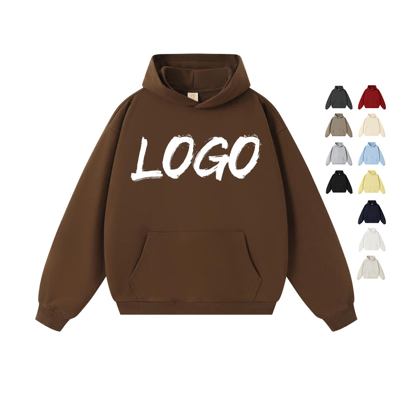 Oem Manufacturer Hoodies Polyester/Cotton High Quality Custom Oversized Drop Shoulder Heavyweight Embroidered Hoodie for Men