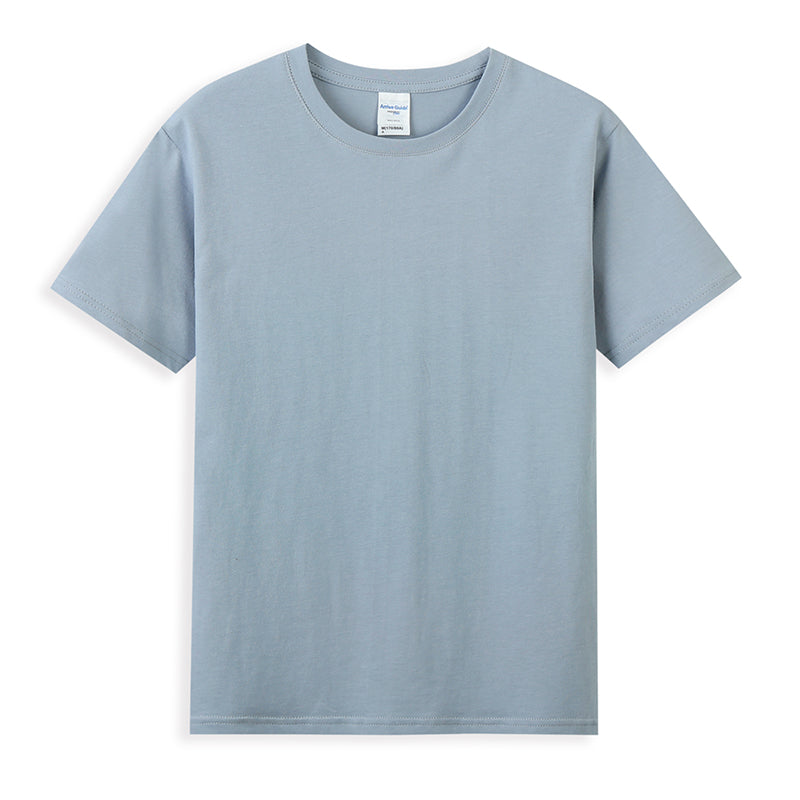 Plus Size Men's T-shirt Regular Fit High Quality Multi Color Blank Streetwear 100% Cotton Black Plain Tshirts for Printing
