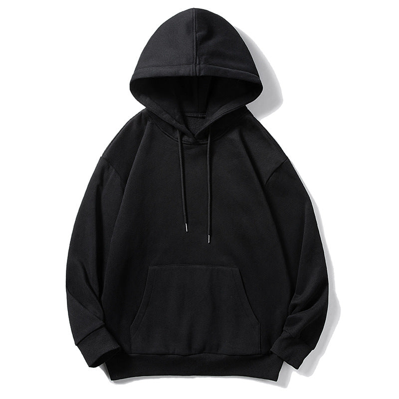 Manufacturer Blank Pullover Heavyweight Polyester Streetwear Terry Black Oversized Sublimation Drop Shoulder Hoodie