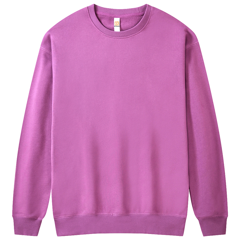 Mens Crewneck Sweatshirt From a Trendy Brand Pure Cotton Loose Fitting Slightly Dropped Shoulder Round Neck Hoodie High Quality