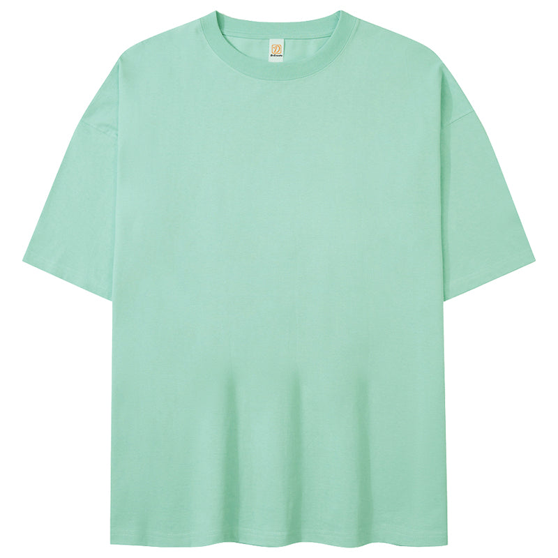 Loose Fitting Dropped Shoulder T Shirt Personalized Vintage Style t Shirt Design Printing Custom Customized Favorite Pattern