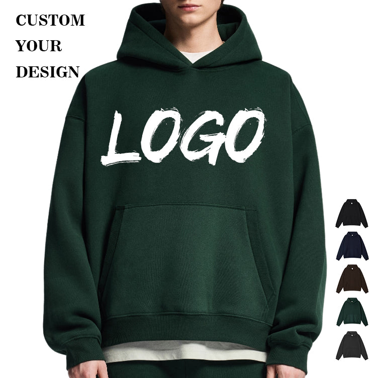 High Quality Hoodies Wholesale Boxy Fleece Fashionable Blank Custom Distressed Embroidery Drop Shoulder Sweaters and Hoodies