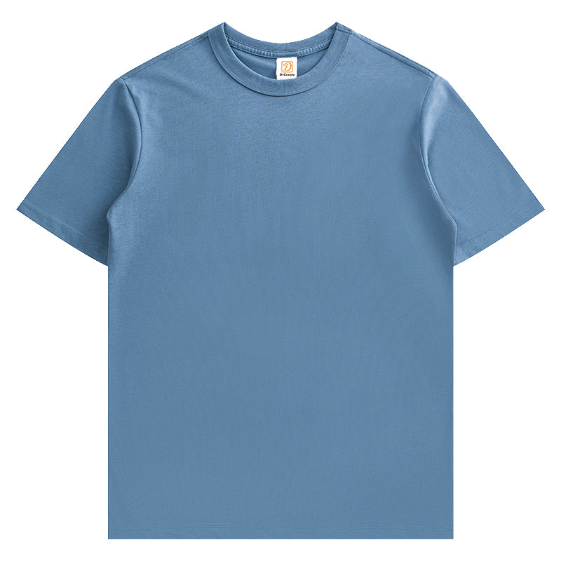 Multi Color Regular Fit Tshirt Custom Blank Streetwear Heavy Cotton O-neck Short Sleeve Heavyweight Heat Transfers for T-shirts