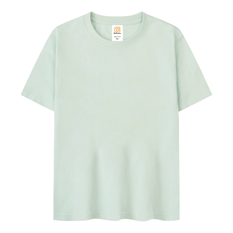 Unisex T Shirt for Summer Customized LOGO Manufacturer High Quality Streetwear Style Embroidered Cropped  Printing Custom