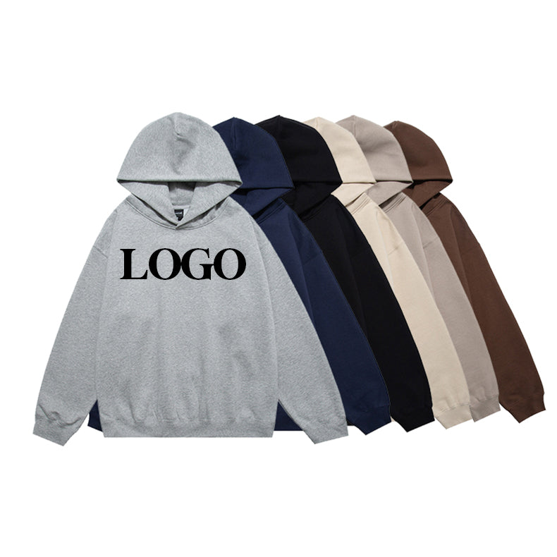 350g Heavyweight Hoodie Sublimation Polyester/Cotton Unisex High Quality Blank Wireless Oversized Streetwear Wholesale Hoodies