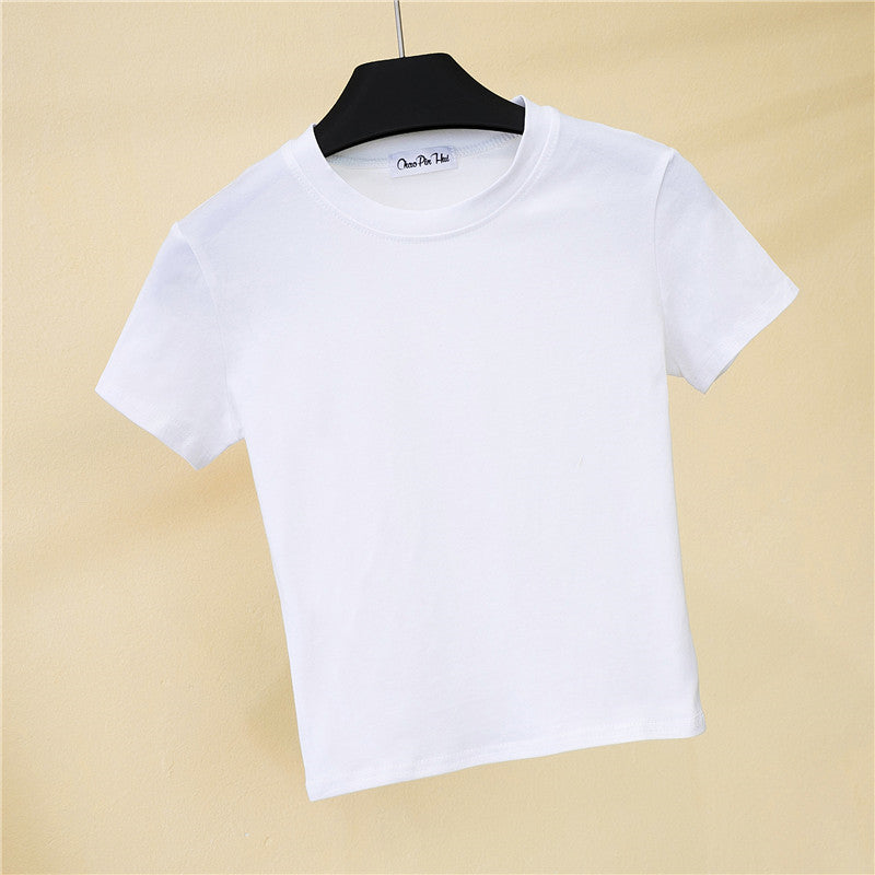 Wholesale High Quality Custom logo Short Sleeve Streetwear Fashion Heat Transfers for Tshirt Heavyweight Women's T-shirts