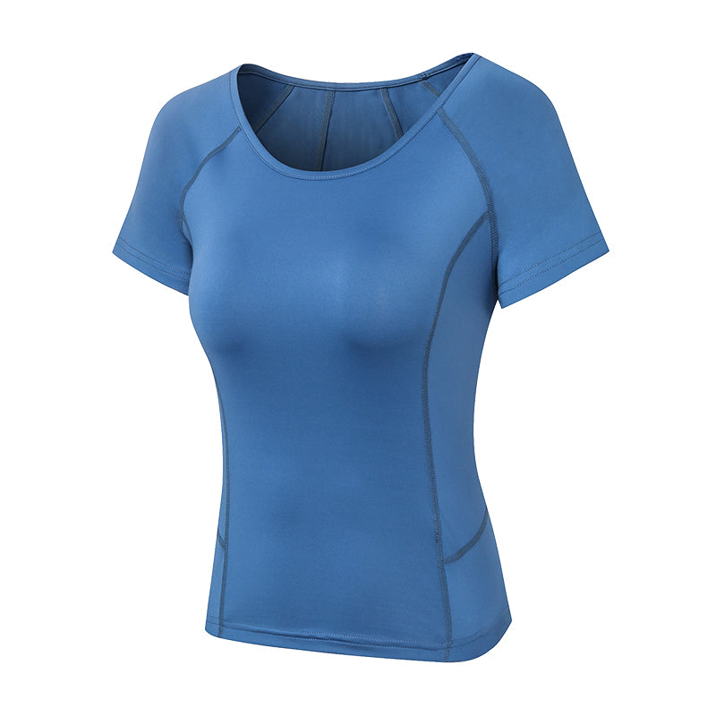 Customized Women's Sleeveless Fitness Round Neck Tight Quick Drying Stretchy High Waist Top High Quality Personalized Design