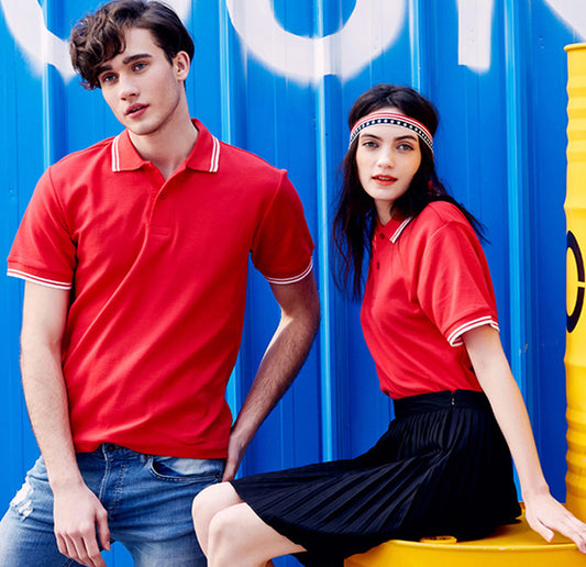 customized 14 Color CVC Inter Color Collar Adult Short Sleeved Multiple Processes to Choose From POLO Shirt Personalized Design