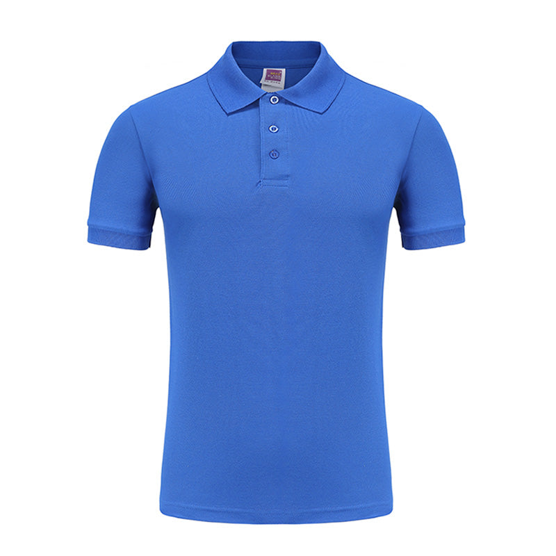 Mens Polo Shirts Wholesale Customized logo 18 Color Solidcolor Adult Short Sleeved High Quality Polo Shirt Summer Version