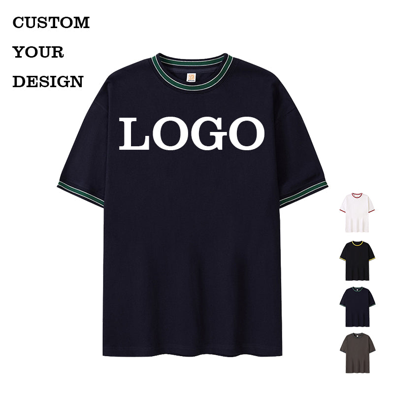 Streetwear Customized t Shirts Blank 2026 New Design Distressed Embroidery Fashion High Quality 100% Cotton Heavyweight T-shirt