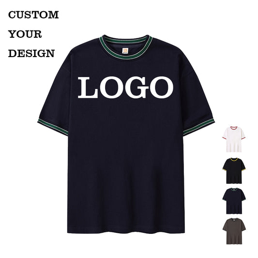 Streetwear Customized t Shirts Blank 2026 New Design Distressed Embroidery Fashion High Quality 100% Cotton Heavyweight T-shirt