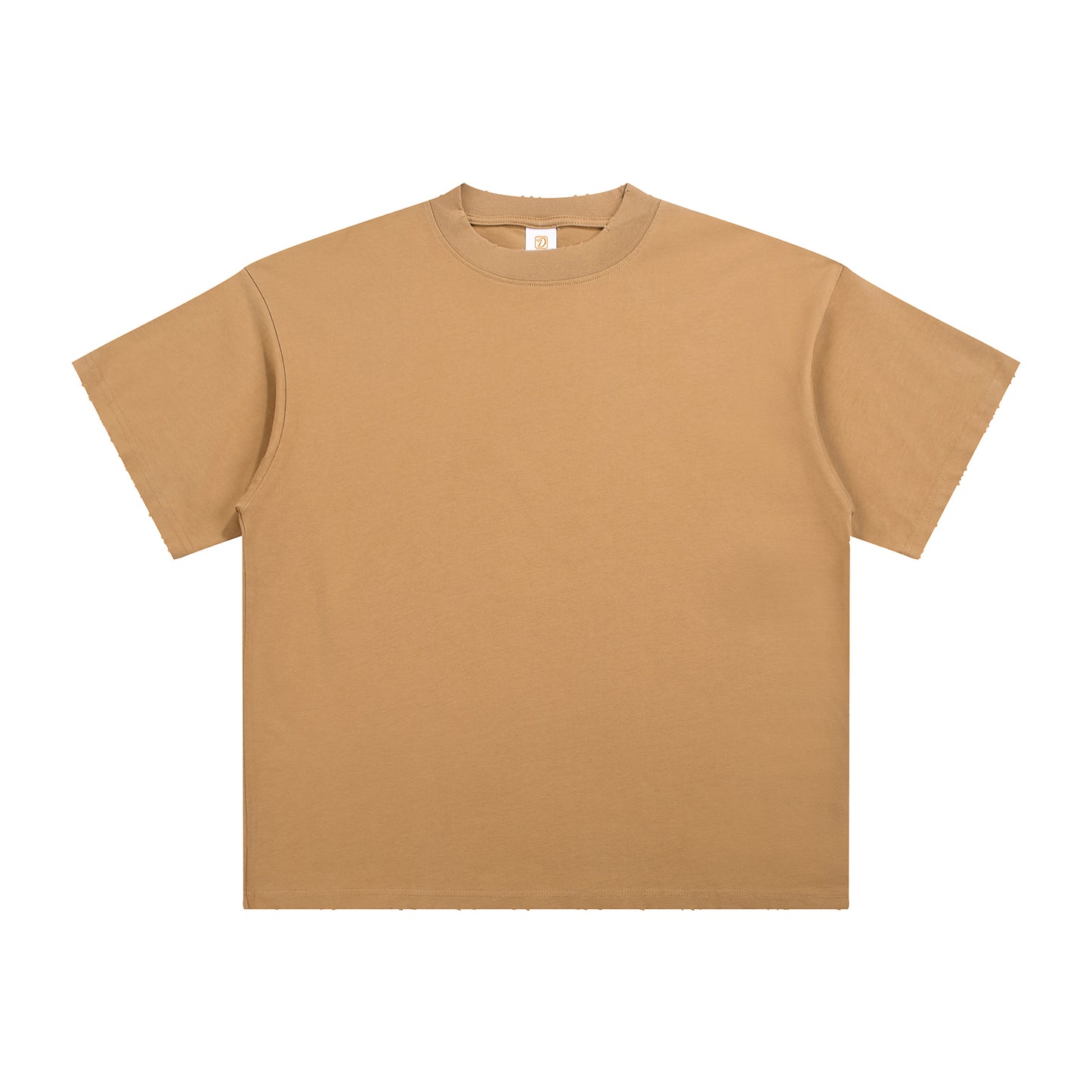 Custom Logo T-Shirt Heavyweight Streetwear High Quality Design Embroidery logo Broken Casual Short Sleeve t Shirt for Men