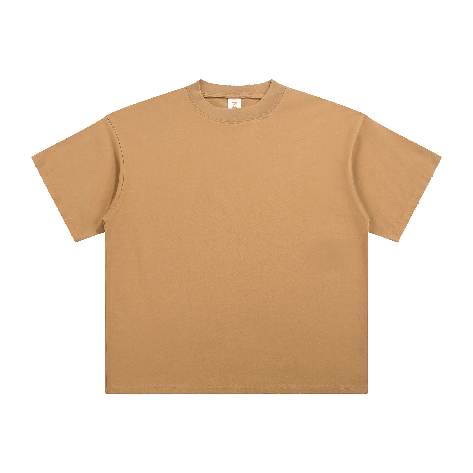 Custom Logo T-Shirt Heavyweight Streetwear High Quality Design Embroidery logo Broken Casual Short Sleeve t Shirt for Men