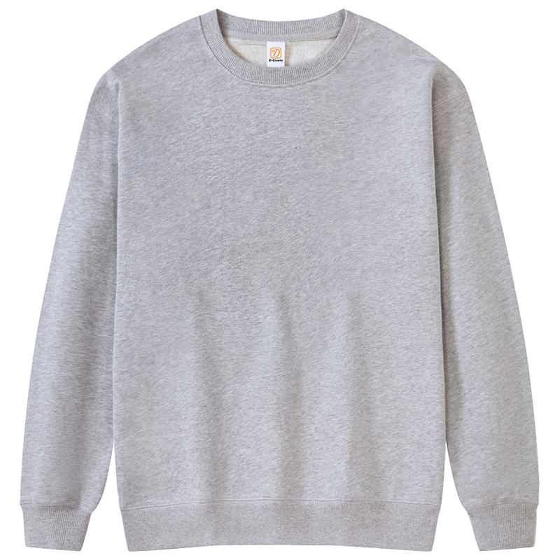 Hot Selling Custom Heavy Cotton Loose Round Neck Pure Color High Quality Drop Shoulder Long Sleeve Streetwear Heavyweight Hoodie