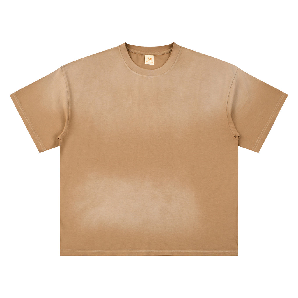 100% Cotton Vintage T-shirt Wholesale High Quality Custom logo Acid Wash Streetwear Drop Shoulder Short Sleeve Plain T-shirts