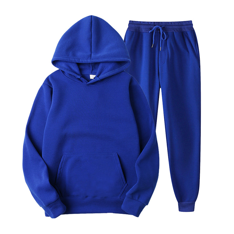 Winter Style 100%polyester Pullover Set Fit Model Suit Customized You Like Patterns Loose Fitting Casual Brand Vintage Suit
