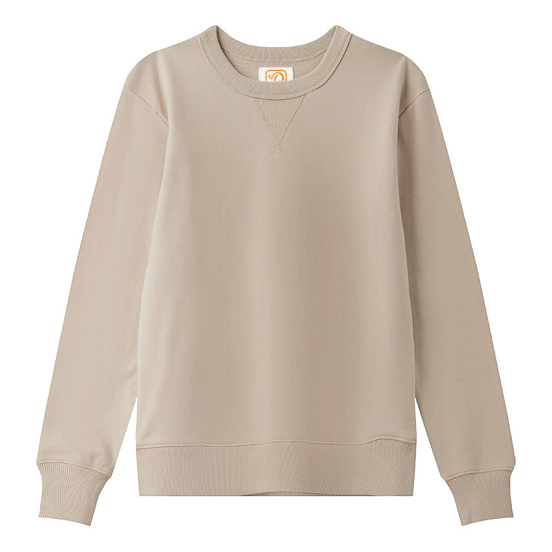 Custom French Terry Round Neck High Quality Pure Color 100% Cotton Streetwear Heavyweight Screen Printed Fashion Unisex Hoodies