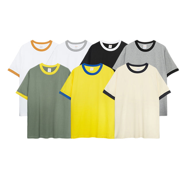 Streetwear Customized t Shirts Heavy Cotton Summer New Design High Quality Patchwork Personalized Dtf Transfers for t Shirts