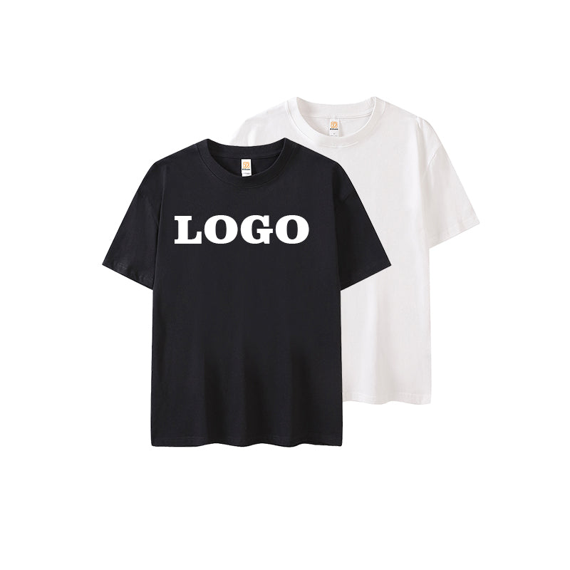 Tshirt Manufacturer Custom Puff Printing Blank High Quality t Shirt Distressed Embroidery Heavy Cotton Personalized T-shirt