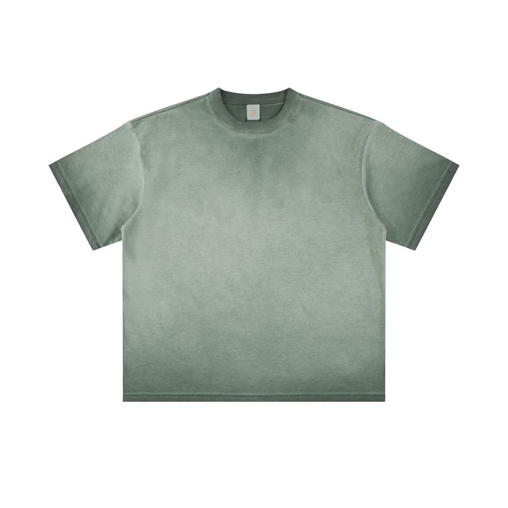 100% Cotton T-shirt Vintage High Quality Wholesale Drop Shoulder Streetwear Men's T-shirts Customized Acid Wash Plain T-shirt