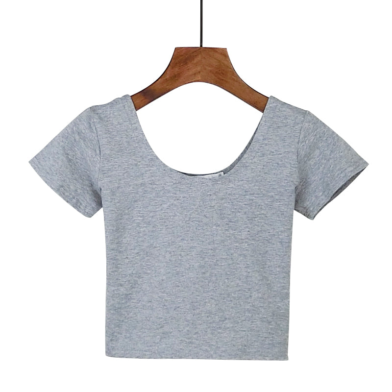 High Quality Streetwear Custom Blank Round Neck Pure Color Short Sleeve Distressed Embroidered Heat Transfers for T-shirts