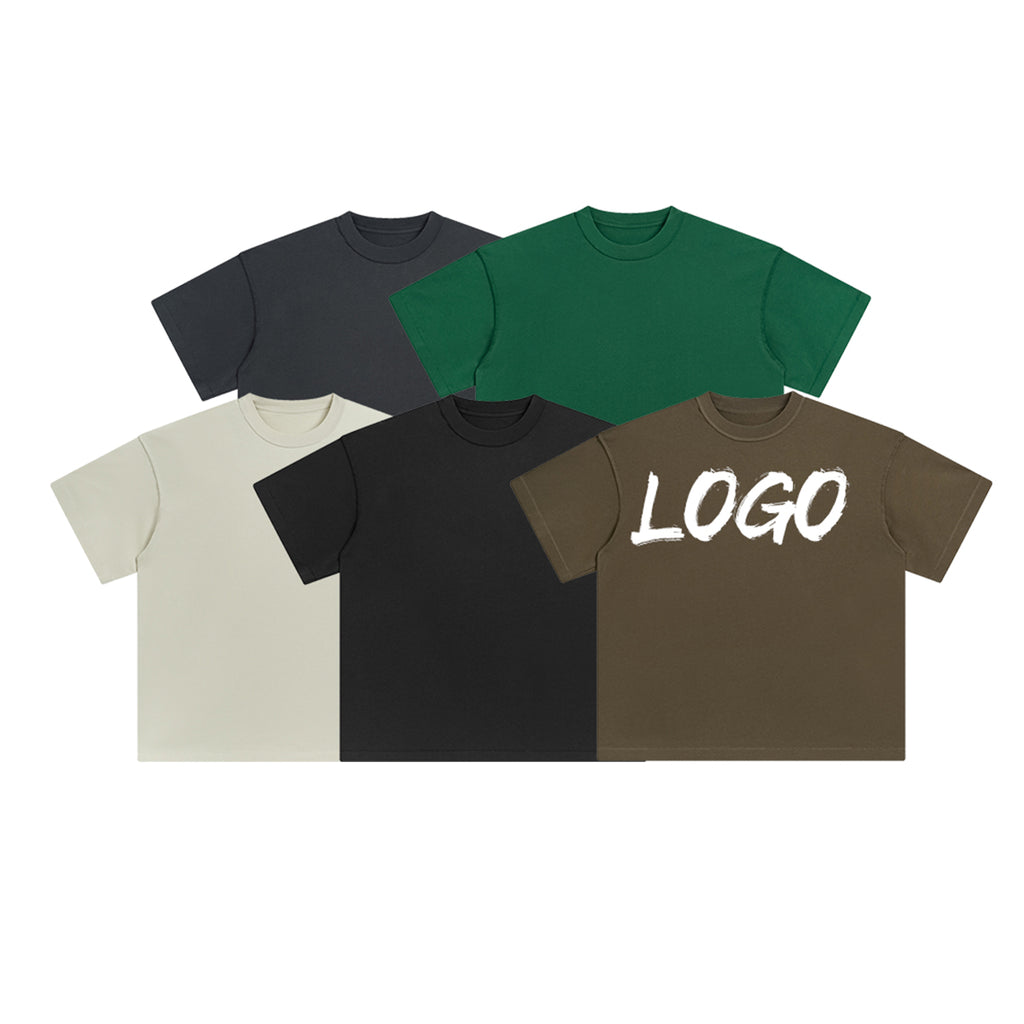 Heavyweight Tshirts Custom Design Broken High Quality Acid Wash 100% Cotton Loose Drop Shoulder Streetwear Wholesaletshirt