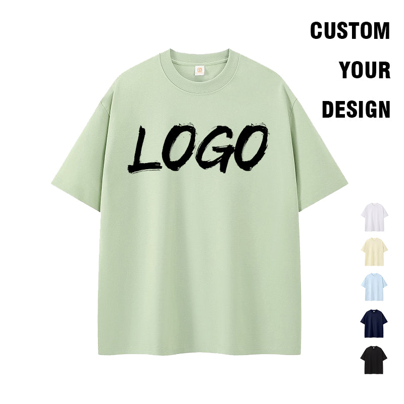 Plus Size Men's t Shirt Blank Basic Quick Drying Heavyweight Customized Streetwear Pure Color Round Neck Short Sleeve Tshirts