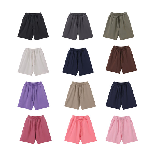 100% Cotton Oversized Shorts High Quality Vintage Screen Printed Custom Acid Wash New Design Streetwear Fashion Gym Shorts