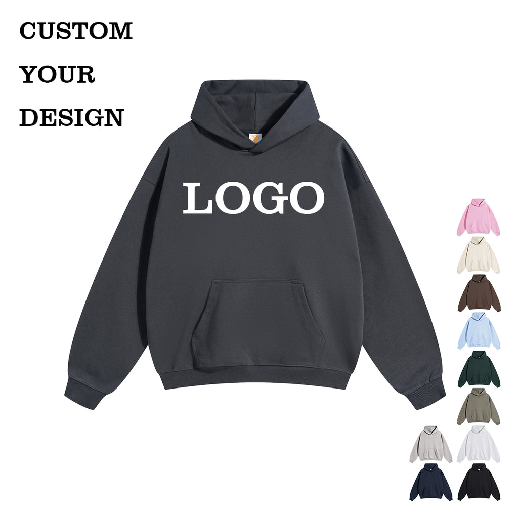 Manufacturer Hoodies Custom New Design Distressed Embroidery High Quality Streetwear Fashionable Wholesale Hoodies Puff Print