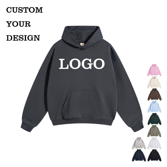 Manufacturer Hoodies Custom New Design Distressed Embroidery High Quality Streetwear Fashionable Wholesale Hoodies Puff Print