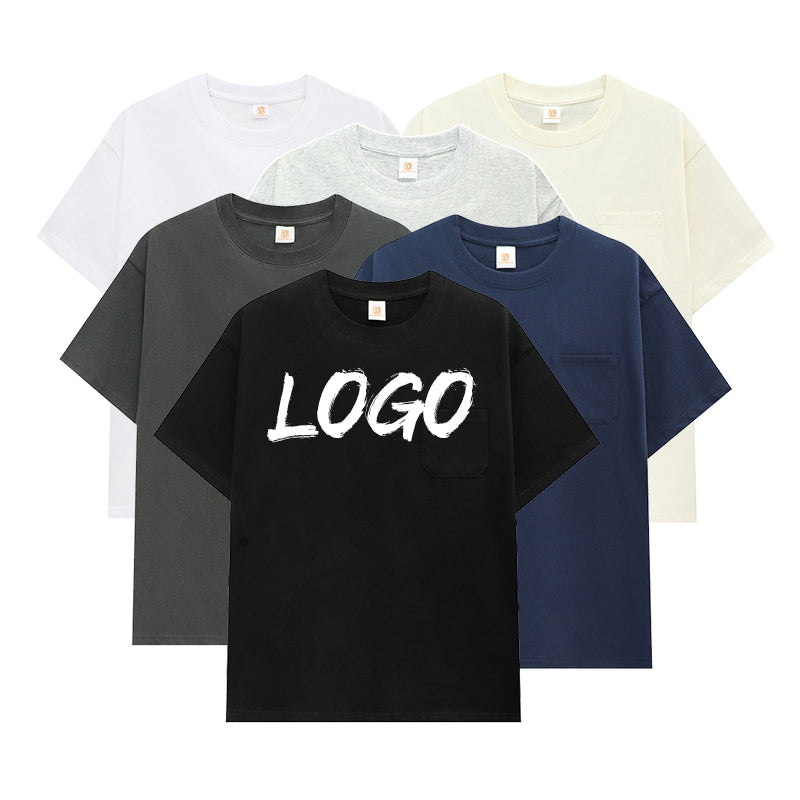 Men's T-shirts Oversized Custom High Quality Blank Streetwear Wholesale 100% Cotton High Quality Plain Tshirts for Printing