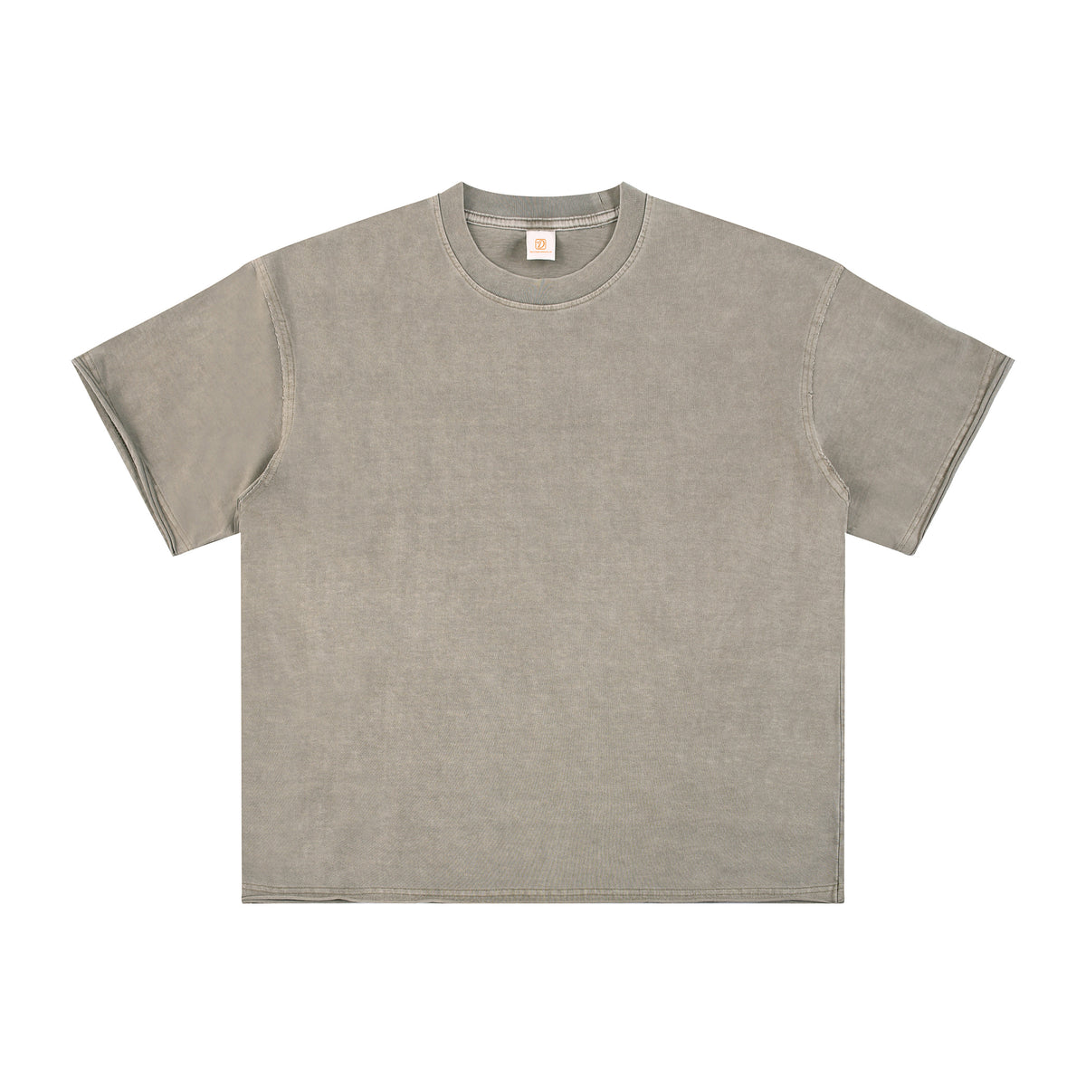 Tshirt Manufacturer Washed Wax Dyed Loose Edge Short Sleeved T-shirt Loose Fitting Cotton Casual Brand T-shirt High Quality
