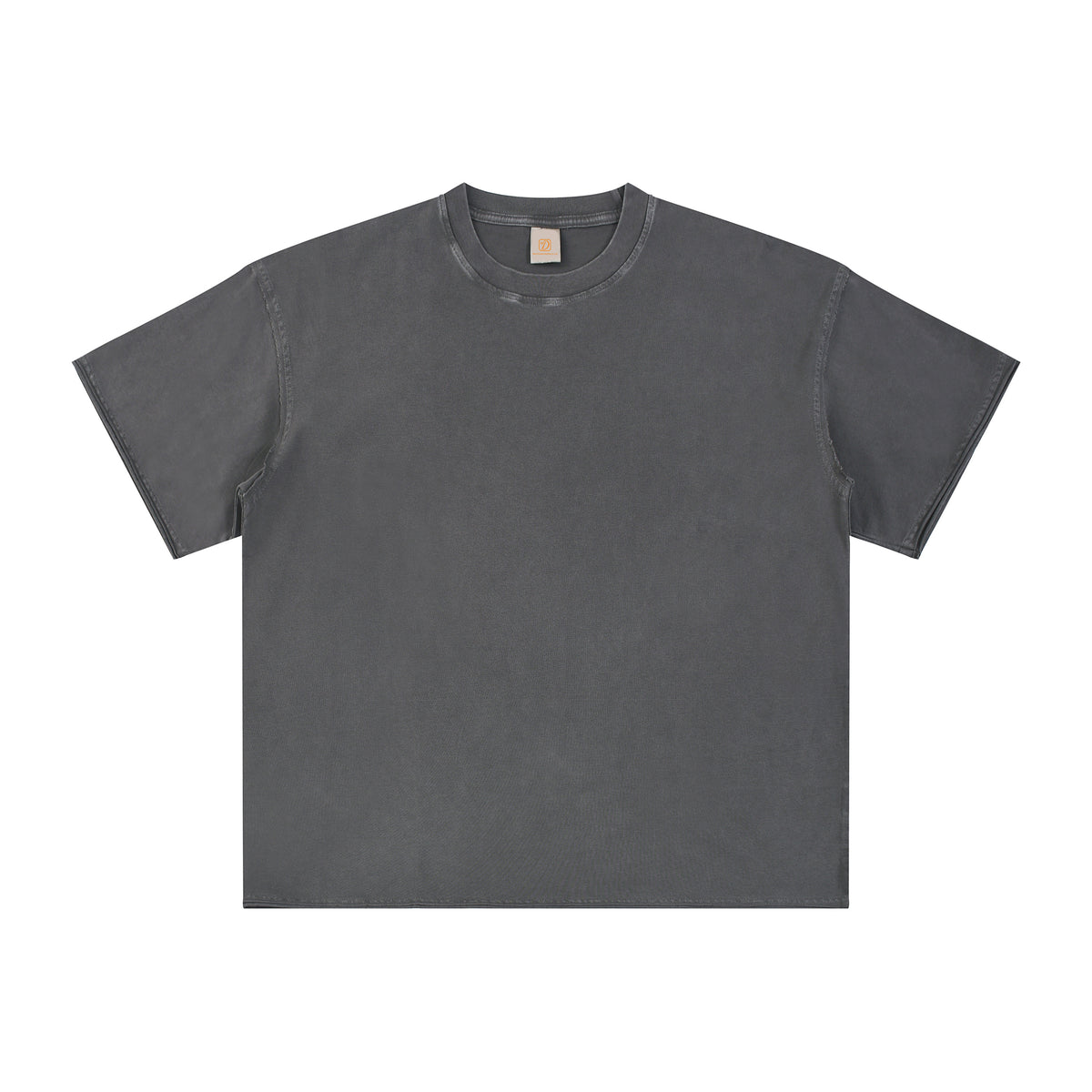 Tshirt Manufacturer Washed Wax Dyed Loose Edge Short Sleeved T-shirt Loose Fitting Cotton Casual Brand T-shirt High Quality