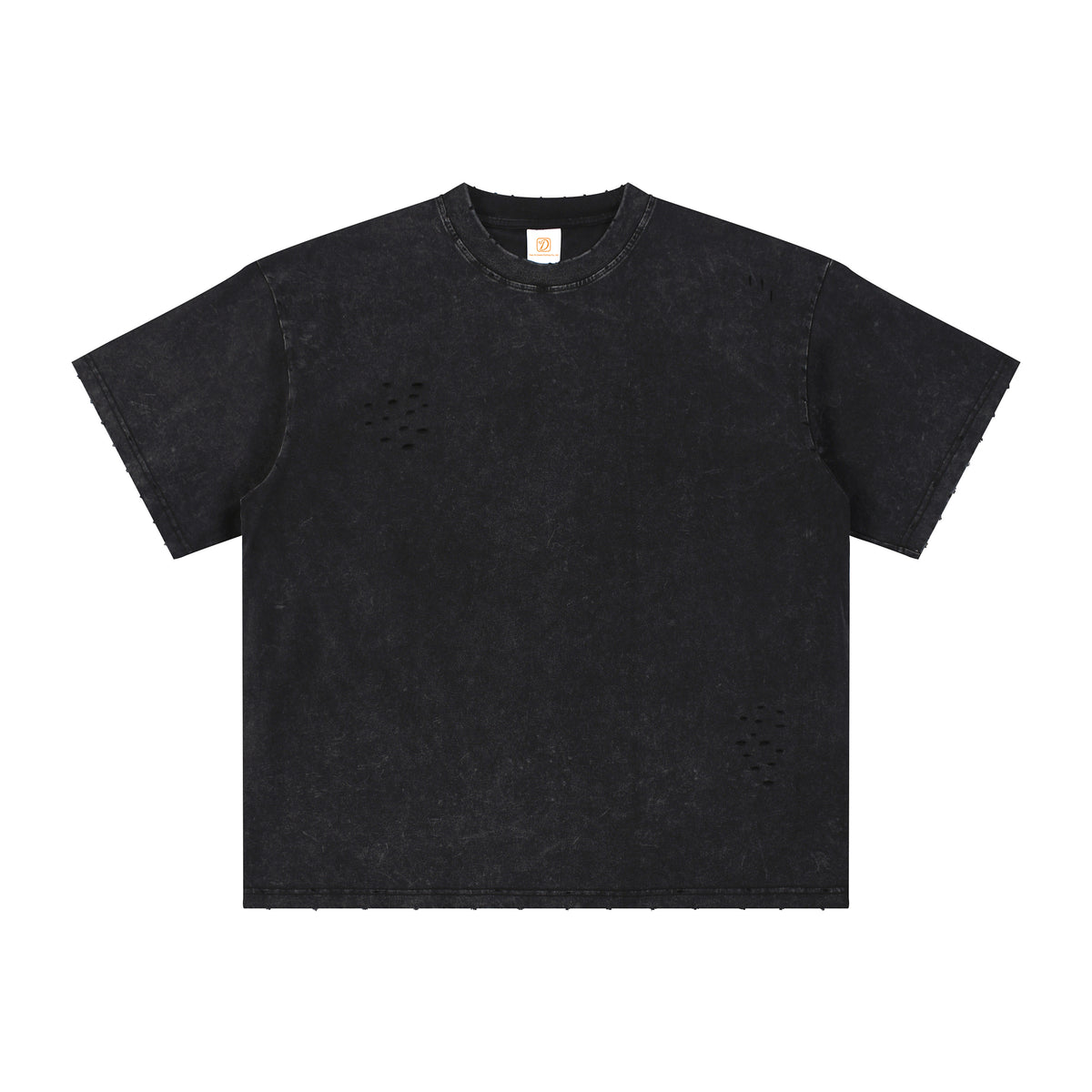 Tshirt Custom logo Cut a Water Washed Pure Cotton Short Sleeved T Shirt Can Design Patterns for You for Free Tshirt 100 Cotton