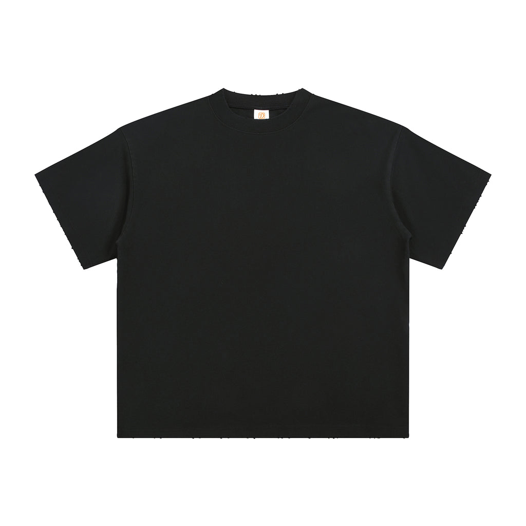 T-shirt Manufacturer High Quality Custom Design Summer Heavyweight Pure Color Wholesale Fashion Heavy Cotton Personalized Tshirt